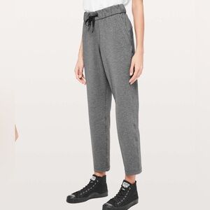 Lululemon On The Fly Pant *27" Heathered Black Size 8
